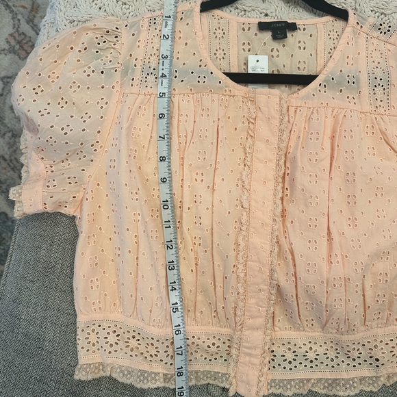 J. Crew Orange Flutter Sleeve Crop Top - Picture 13 of 13